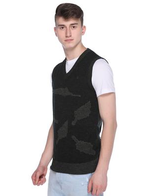 black acrylic printed pullover - 16696698 - Standard Image - 2