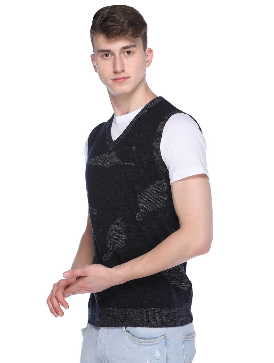 grey printed acrylic pullover - 16696699 - Zoom Image - 2