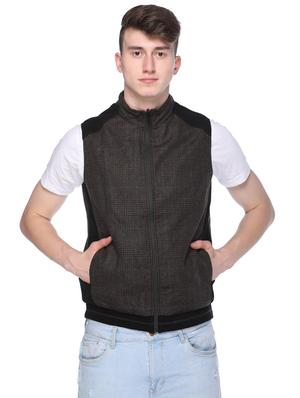grey checkered reversible casual jacket - 16696714 - Standard Image - 2