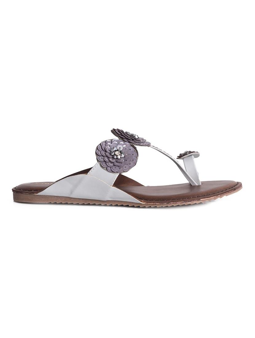 purple one toe sandals - 16697370 - Zoom Image - 2