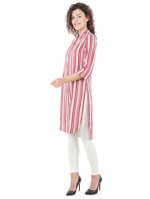 striped straight kurta - 16697419 - Standard Image - 2