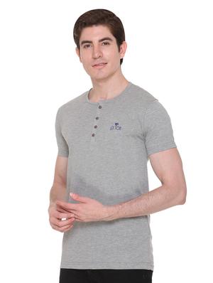 grey solid t-shirt - 16698097 - Standard Image - 2