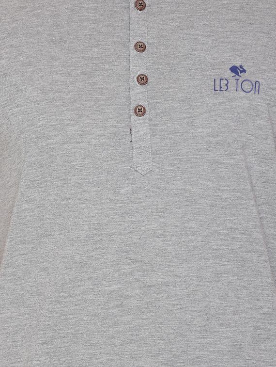 grey solid t-shirt - 16698097 - Zoom Image - 5