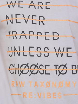 grey typographic chest print t-shirt - 16698118 - Standard Image - 5