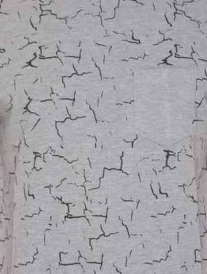 grey front print pocket t-shirt - 16698139 - Standard Image - 5