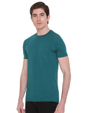 green solid pocket t-shirt - 16698144 - Standard Image - 2