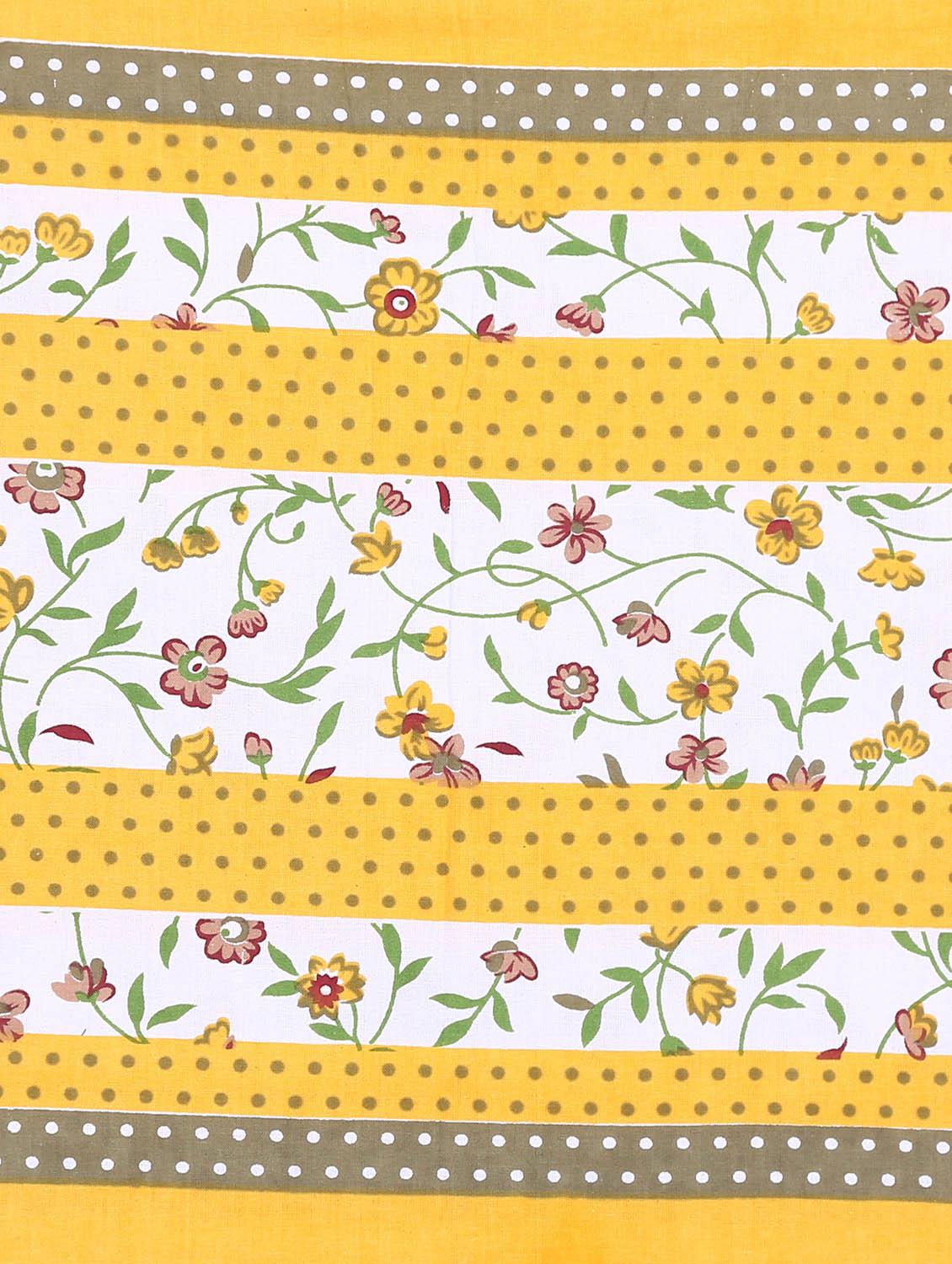 cotton double bedsheet with 2 pillow cover - 16698189 - Zoom Image - 2