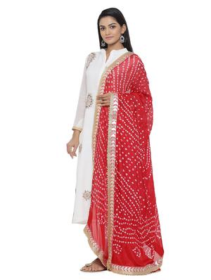 gota patti bandhani dupatta - 16698261 - Standard Image - 2