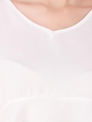 bell sleeved asymmetric top - 16698339 - Standard Image - 5