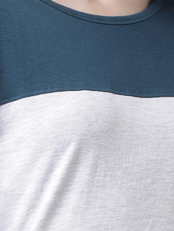 crew neck color block tee - 16698548 - Zoom Image - 5