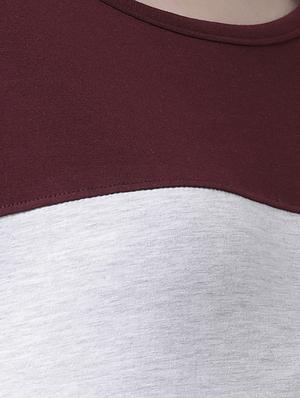 crew neck color block tee - 16698549 - Standard Image - 5