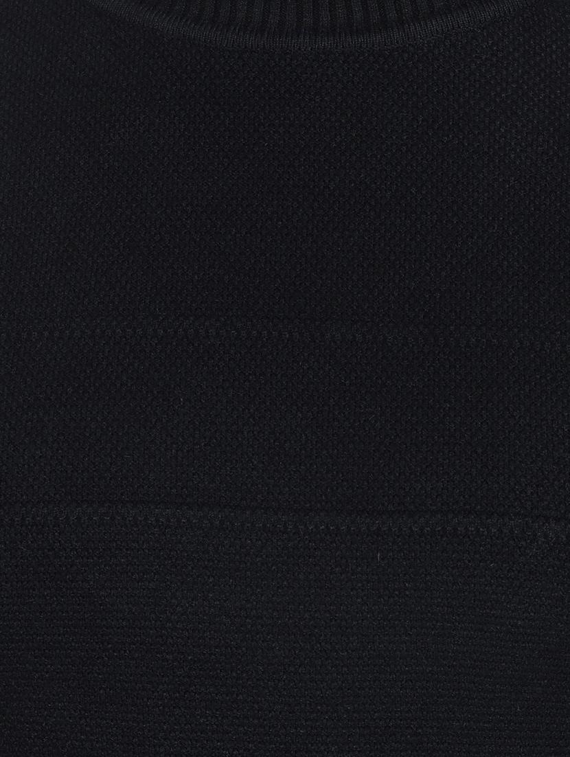 black self design pullover - 16698957 - Zoom Image - 5