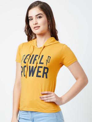 short sleeved quirky text hooded tee - 16699040 - Standard Image - 2
