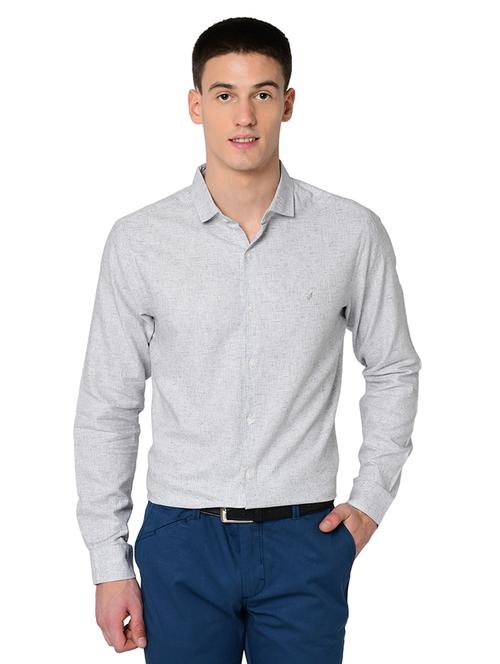 white self design casual shirt - 16699246 - Standard Image - 1