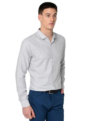 white self design casual shirt - 16699246 - Standard Image - 2