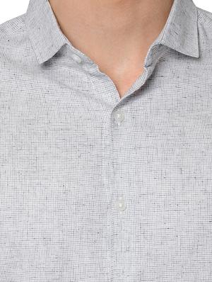 white self design casual shirt - 16699246 - Standard Image - 5