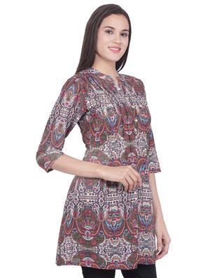 kalamkari a-line kurti - 16699284 - Standard Image - 2