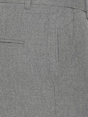 grey textured flat front formal trouser - 16699728 - Standard Image - 5