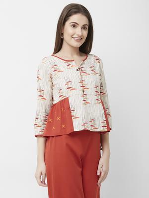 printed top pants set - 16699756 - Standard Image - 2