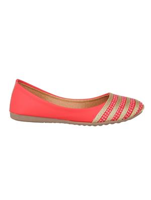 red slip on ballerinas - 16699860 - Standard Image - 2