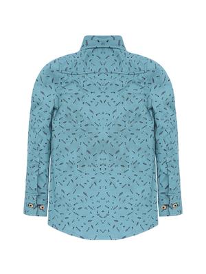 long sleeved pocket detail cotton shirt - 16700000 - Standard Image - 2