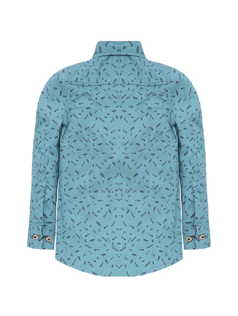 long sleeved pocket detail cotton shirt - 16700000 - Zoom Image - 2