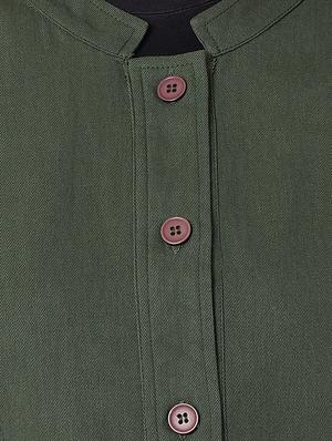 mandarin neck long sleeved jacket - 16700013 - Standard Image - 5