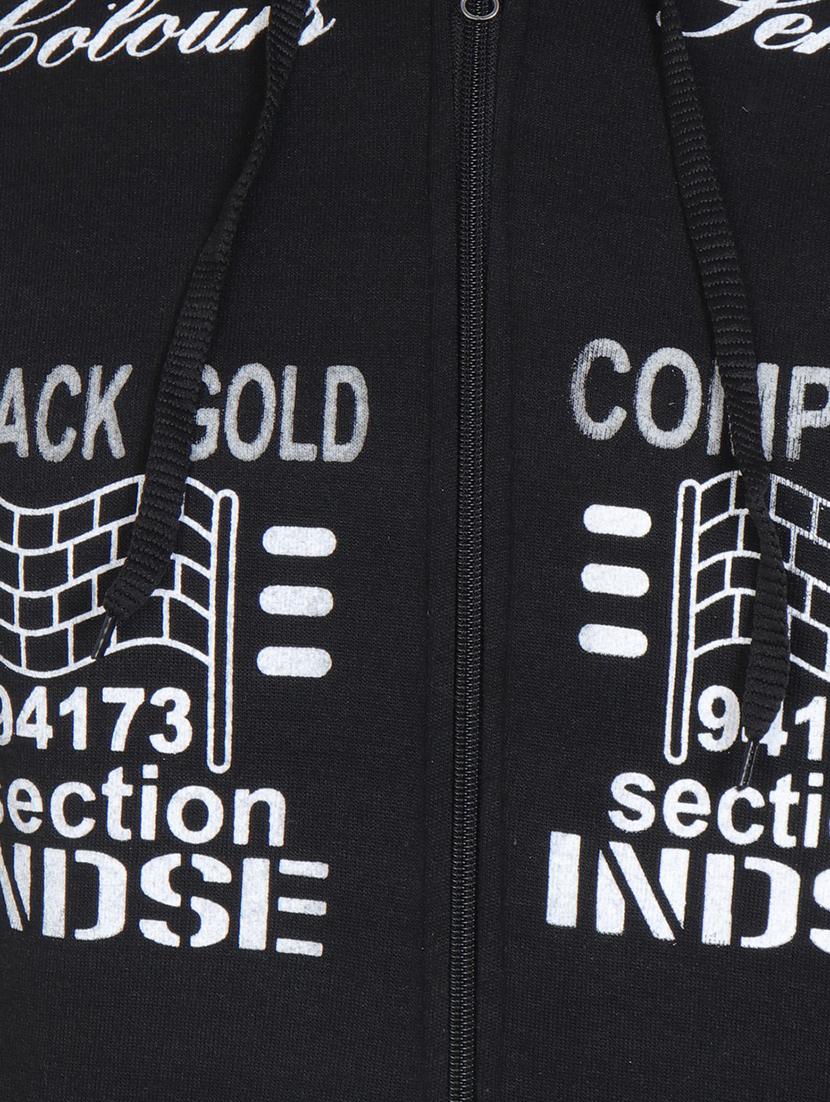 black chest print sweatshirt - 16700200 - Zoom Image - 5