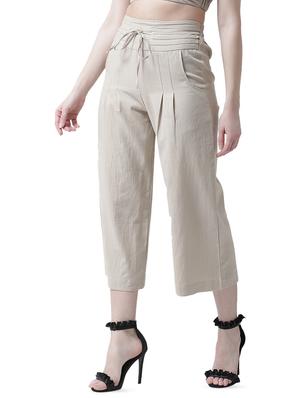 tie front pleated trouser - 16700384 - Standard Image - 2