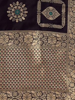 floral banarasi dupatta - 16700520 - Standard Image - 2