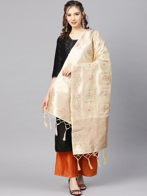 pastel banarasi dupatta - 16700522 - Standard Image - 1