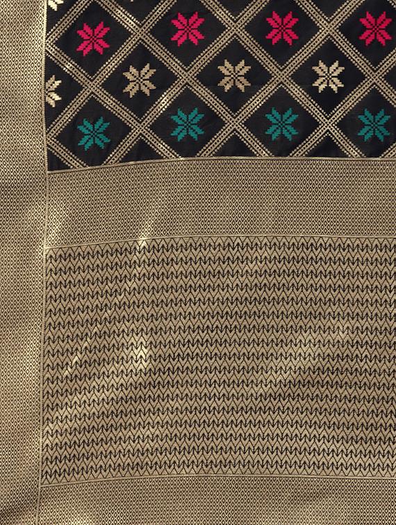 floral banarasi dupatta - 16700544 - Zoom Image - 2