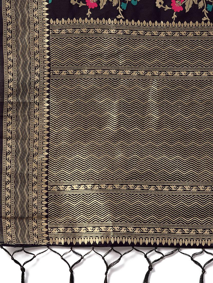 floral banarasi dupatta - 16700568 - Zoom Image - 2