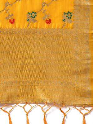 floral banarasi dupatta - 16700574 - Standard Image - 2