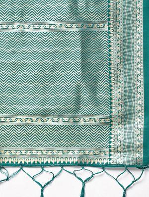 floral banarasi dupatta - 16700577 - Standard Image - 2