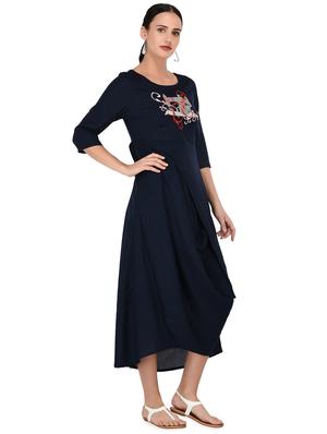 cowl a-line kurta - 16700781 - Standard Image - 2