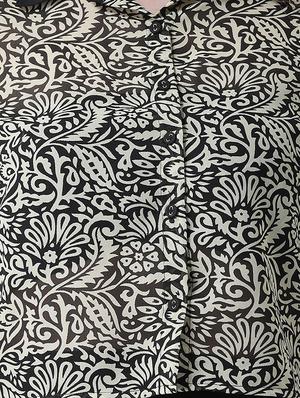 cut out sleeved floral shirt - 16700834 - Standard Image - 5