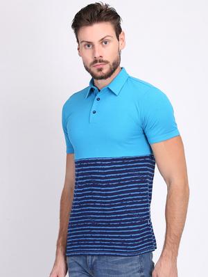 blue striped t-shirt - 16700918 - Standard Image - 2