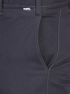 grey solid chinos - 16701001 - Standard Image - 5