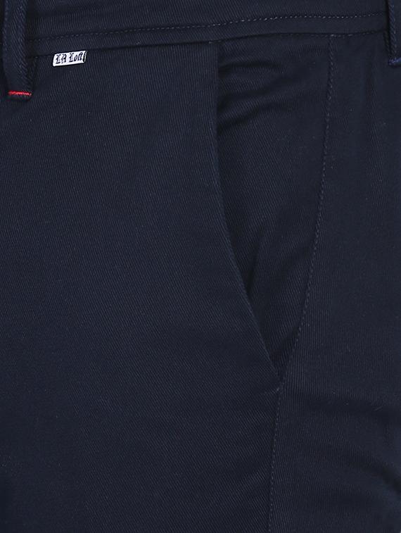 dark blue solid chinos - 16701003 - Zoom Image - 5