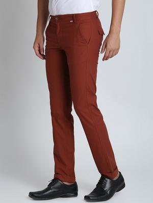 red solid chinos - 16701011 - Standard Image - 2