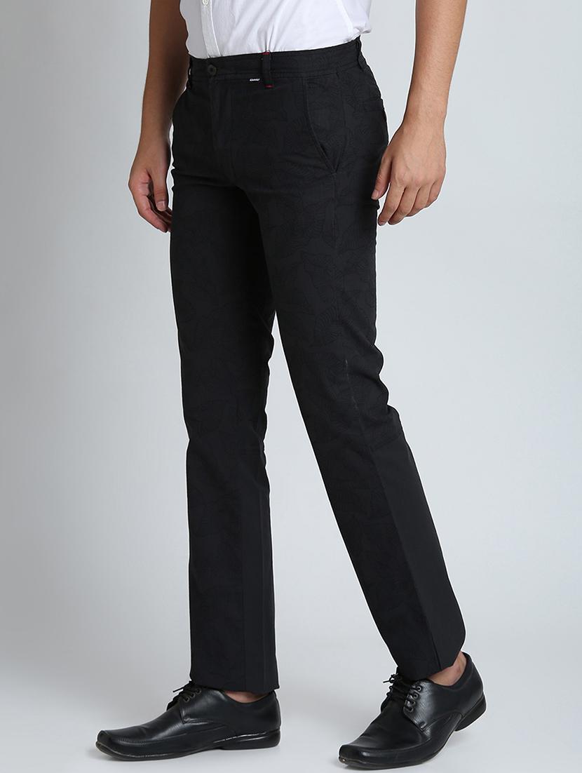 black solid chinos - 16701013 - Zoom Image - 2