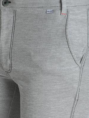 grey solid chinos - 16701017 - Standard Image - 5