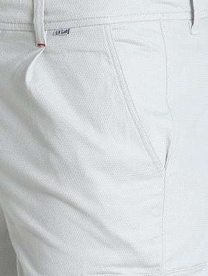 white solid bermuda shorts - 16701796 - Standard Image - 5