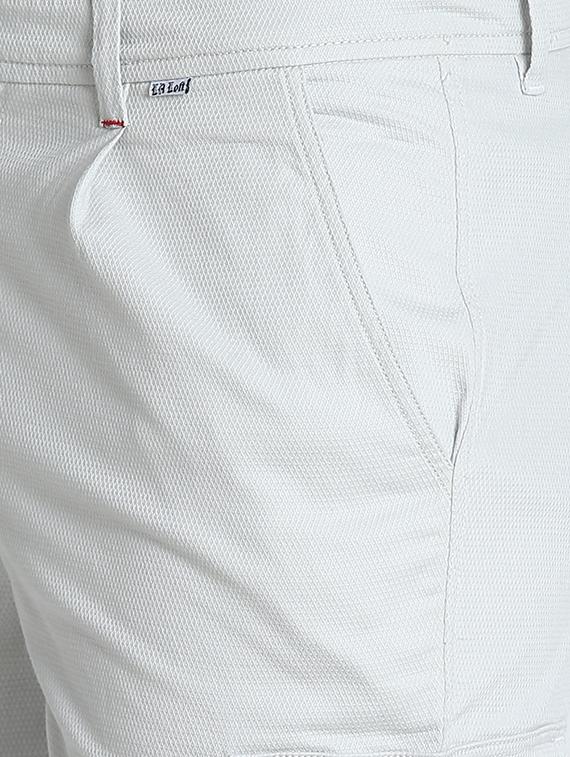 white solid bermuda shorts - 16701796 - Zoom Image - 5