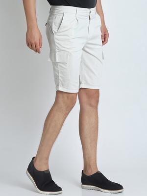 white checkered shorts - 16701800 - Standard Image - 2