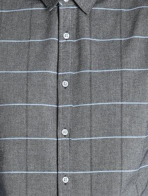 grey checkered casual shirt - 16702100 - Standard Image - 5