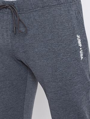 grey solid jogger - 16702297 - Standard Image - 5