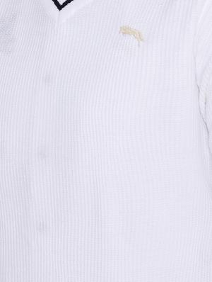 white solid pullover - 16702309 - Standard Image - 5