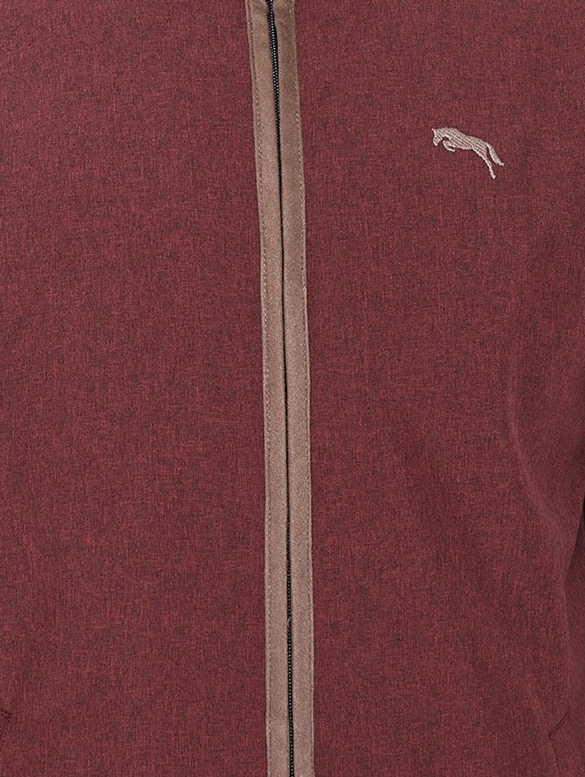 red solid casual jacket - 16702357 - Zoom Image - 5
